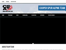 Tablet Screenshot of cooperspurraceteam.org